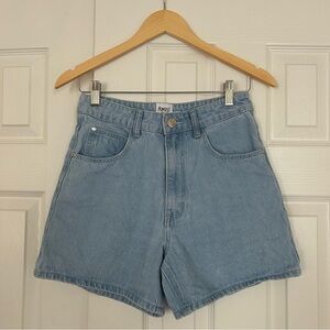 Princess Polly Swalla Jean Shorts | Light Blue Denim | High Rise